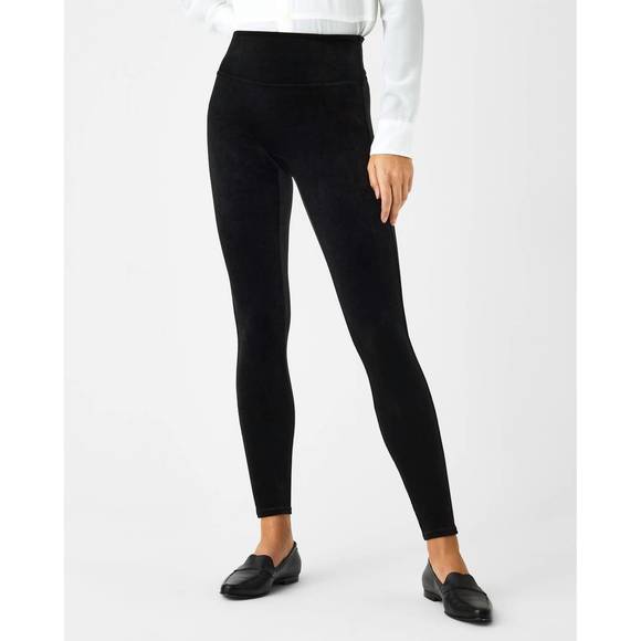 NEW SPANX velvet leggings in black - Picture 1 of 6